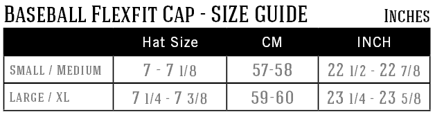 baseball-flexfit-cap-size-guide